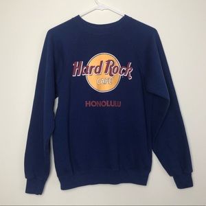 Vintage Hard Rock Cafe Honolulu Crewneck Sweater